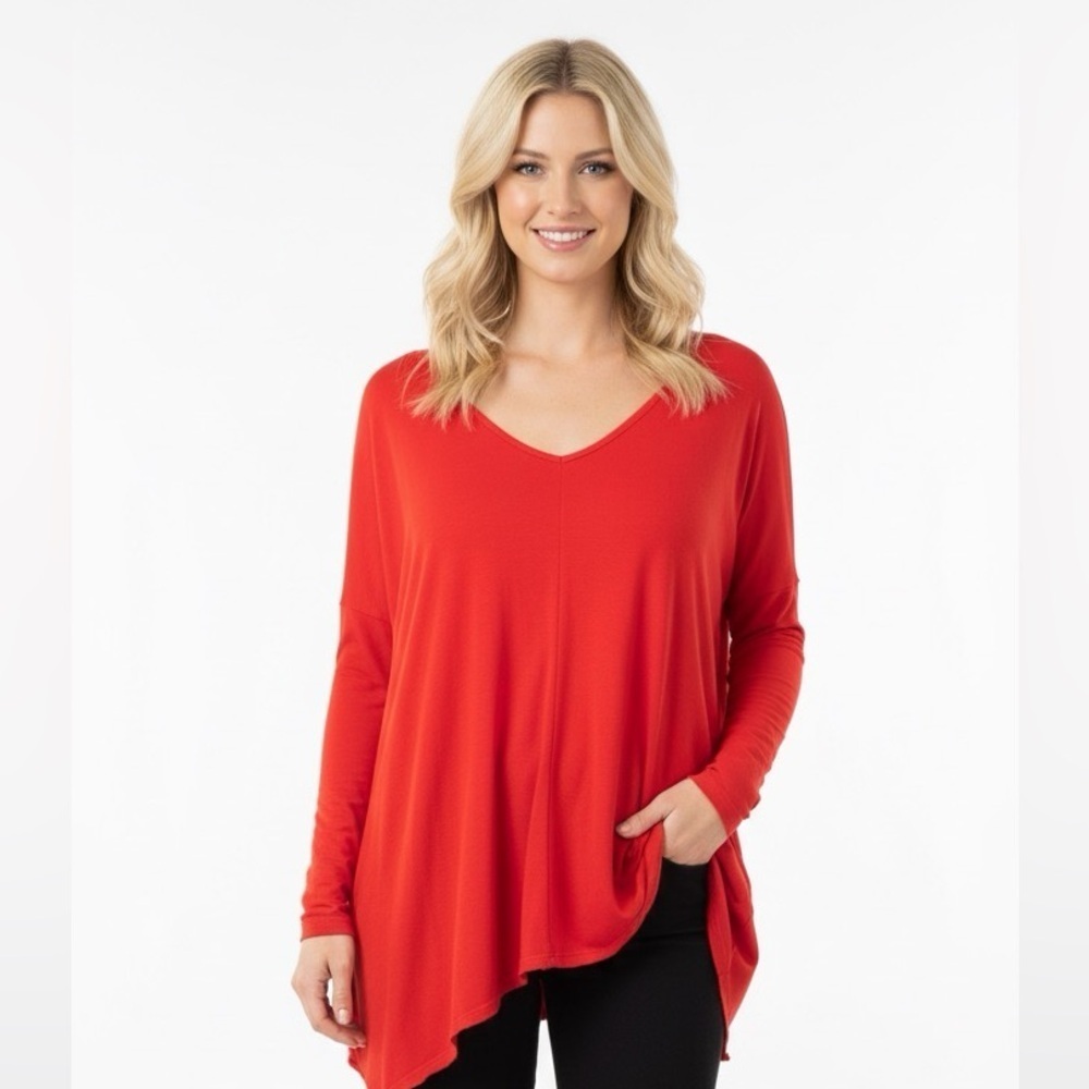 FREE PEOPLE size small oversized longsleeve top